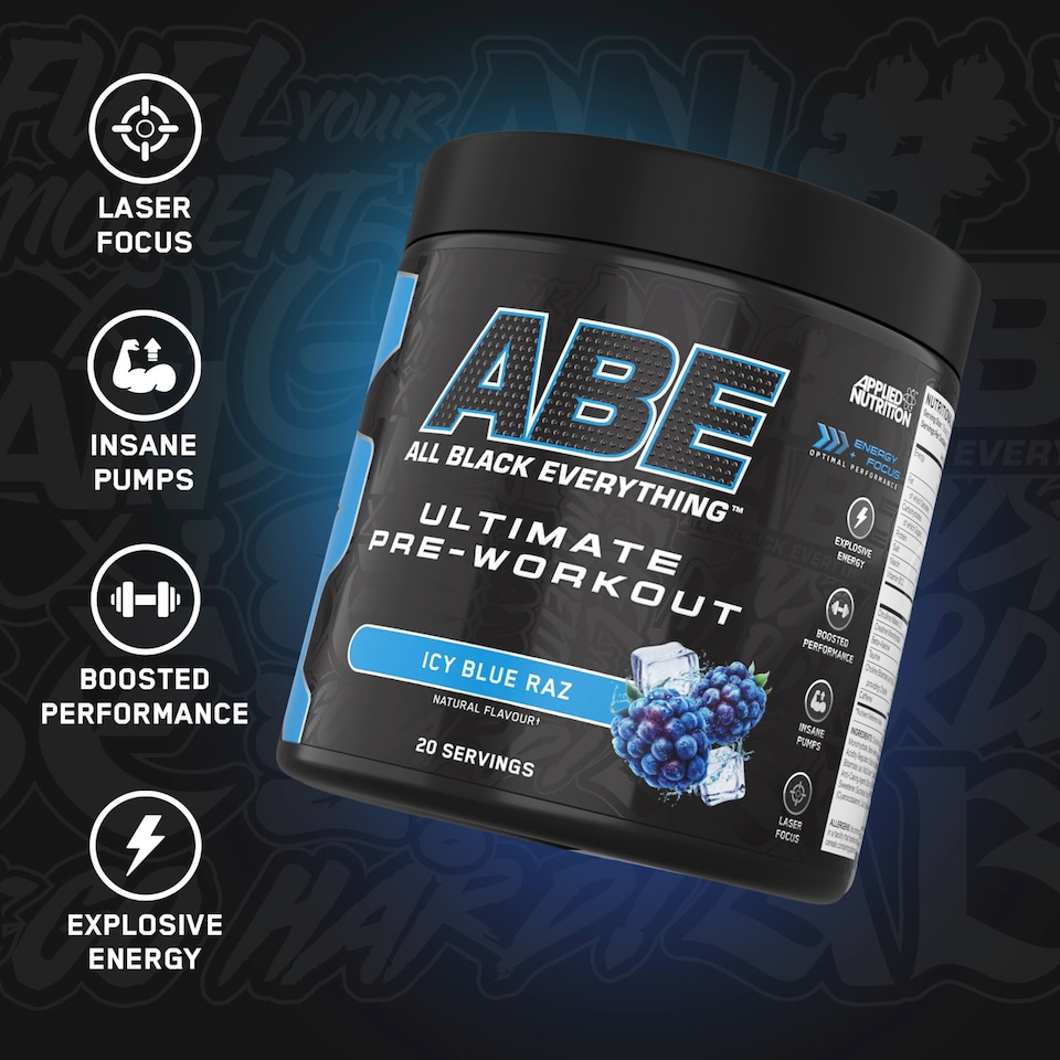 image 1 of Applied Nutrition ABE Ultimate Pre Workout Icy Blue Raz 250g