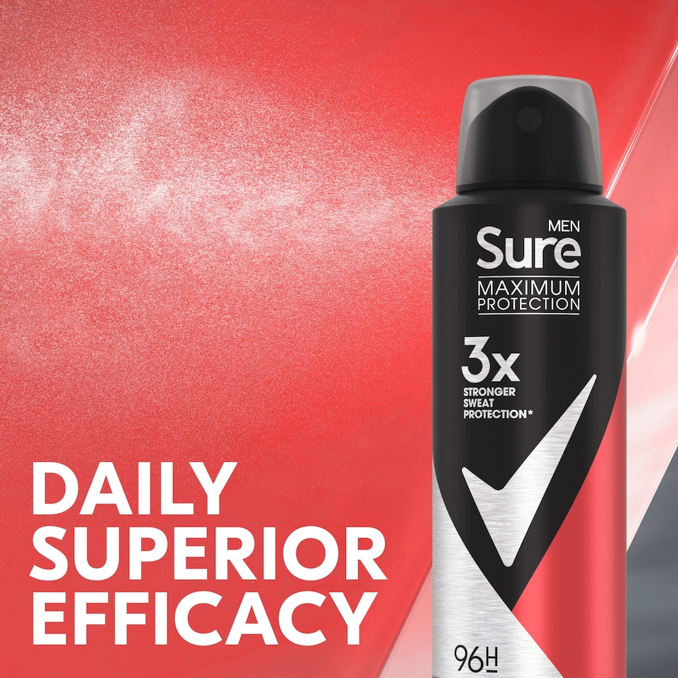 image 1 of Sure Men Maximum Protection 96h Sport Active Antiperspirant Deodorant 150ml