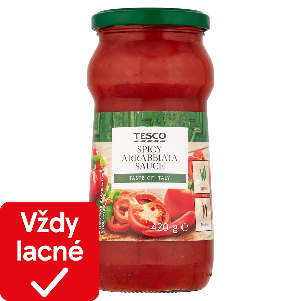 Tesco Paradajková omáčka s čili paprikou 420 g