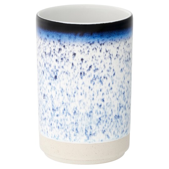 Tesco Blue Reactive Glaze Tumbler Tesco Groceries