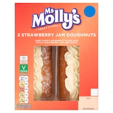 Ms Molly's Strawberry Jam Doughnuts 2 Pack