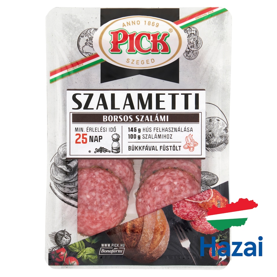 image 1 of PICK Szalametti Sliced Salami with Pepper 60 g