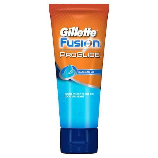 Gillette Fusion Proglide Clear Shave Gel 175Ml Tesco Groceries