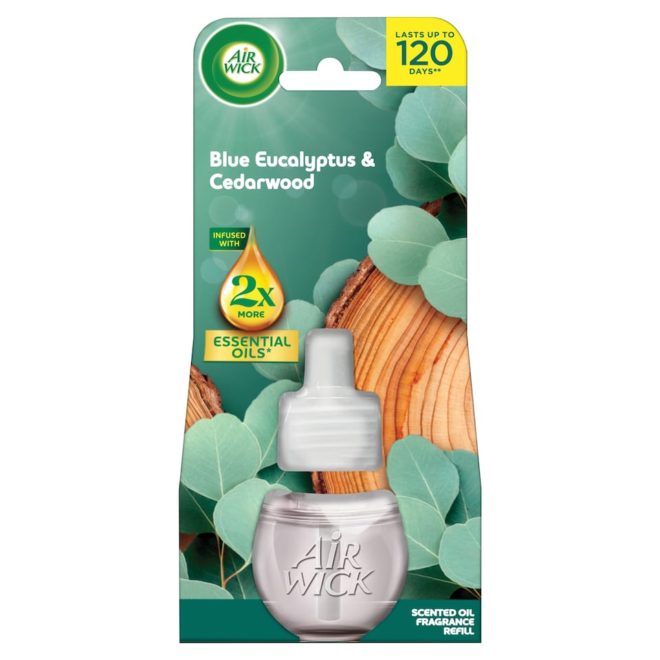 Air Wick Liquid Refill for Electric Device Blue Eucalyptus & Cedarwood 19ml