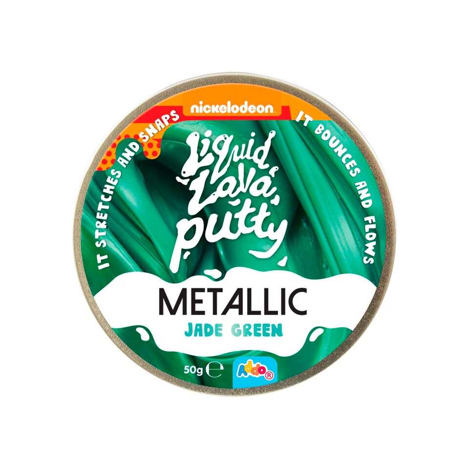 image 1 of Addo Nickelodeon Liquid Lava Putty Metallic Colours Slime 50 g