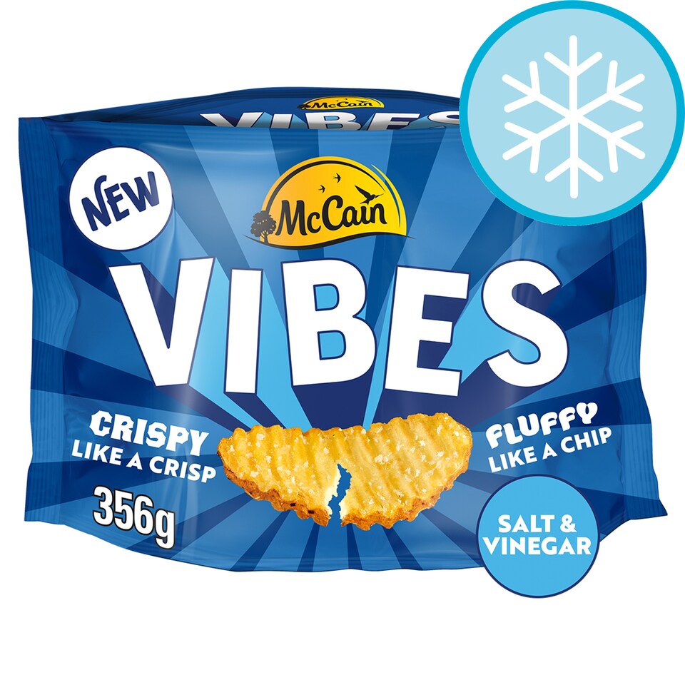 McCain Vibes Salt & Vinegar Hot Potato Snack 356g
