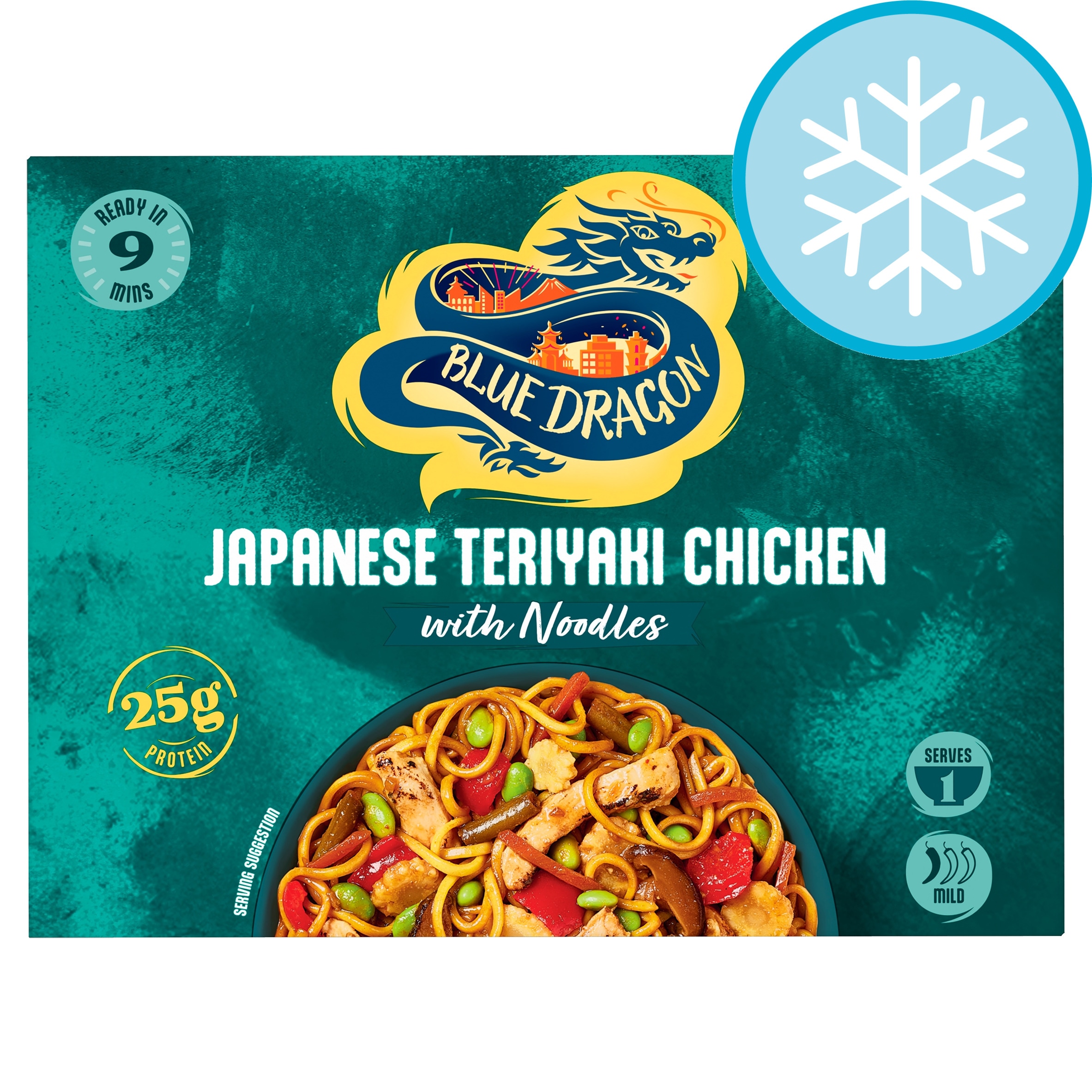 Blue Dragon Japanese Teriyaki Chicken with Noodles Ready Meal 400g