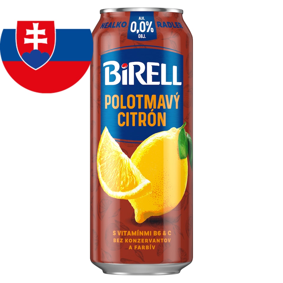 Birell Semi-Dark Lemon 0.5 L