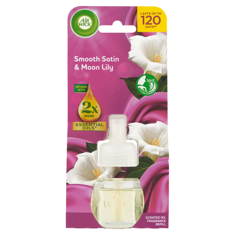image 1 of Air Wick Scented Oil Fragrance Refill Smooth Satin & Moon Lily 19 ml