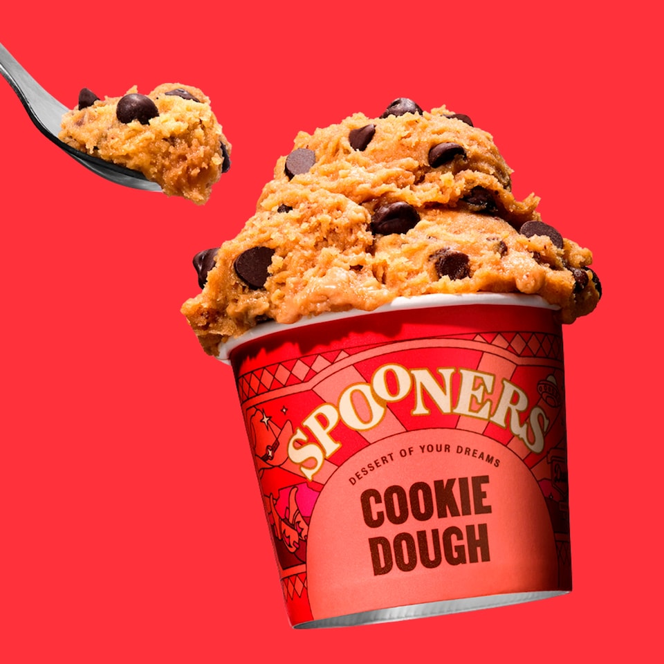 image 1 of Spooners Chocolate Chip Cookie Dough 2x75g