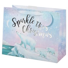 Tesco Glistening Grace Polar Bear Large Bag