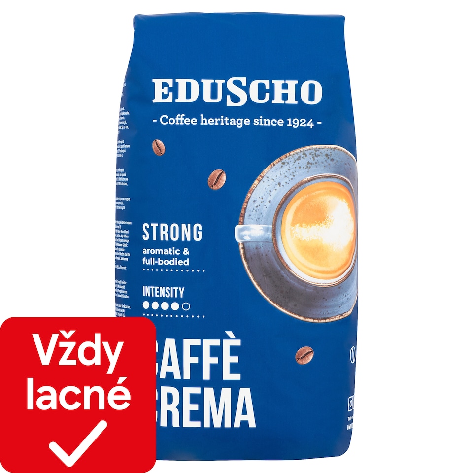 obrázok 1 z Eduscho Caffè Crema Strong pražená zrnková káva 1000 g