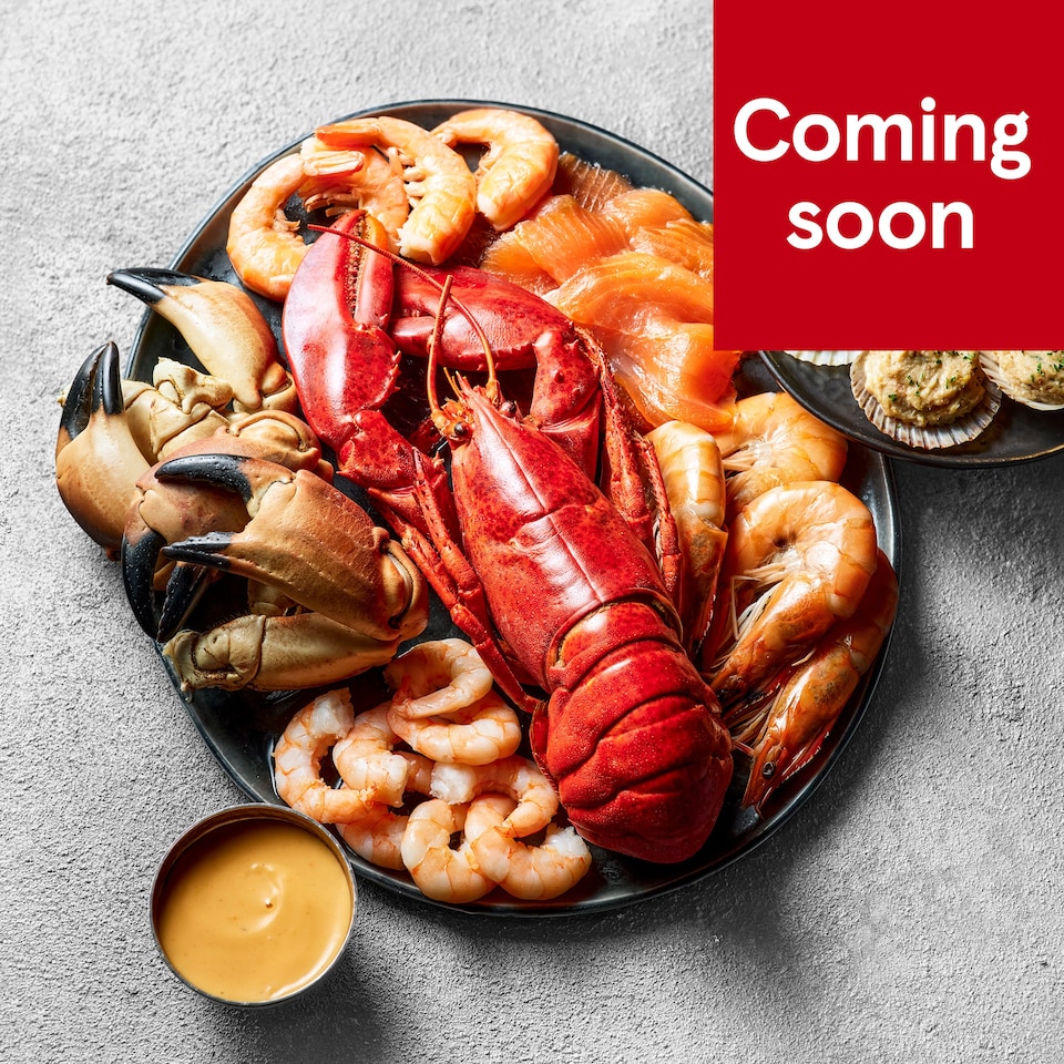 82. Tesco Finest Seafood Sharing Platter with Marie Rose Sauce 994g (Serves 4)
