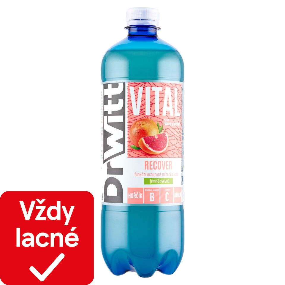 obrázok 1 z DrWitt Vital Recover príchuť ružový grapefruit 750 ml