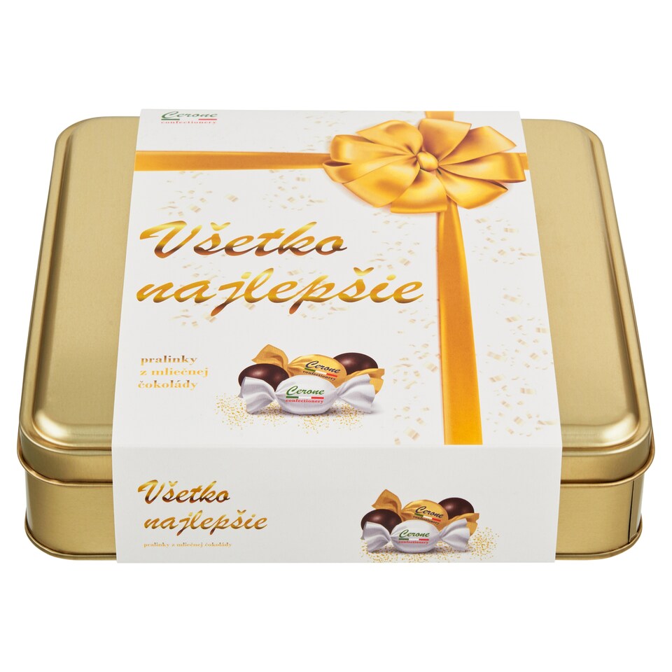 image 1 of Cerone Všetko najlepšie pralinky z mliečnej čokolády 200 g