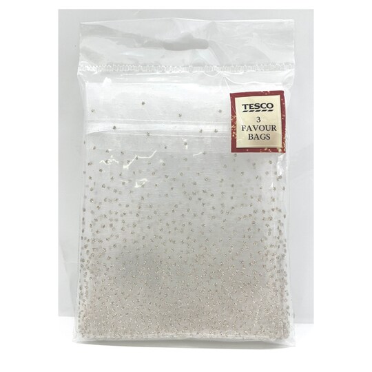 Tesco Gold Scatter Favour Bags