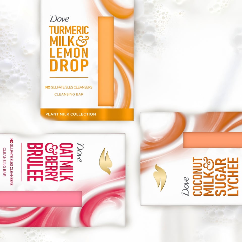 image 1 of Dove Bar Turmeric Milk & Lemon Drop 141g