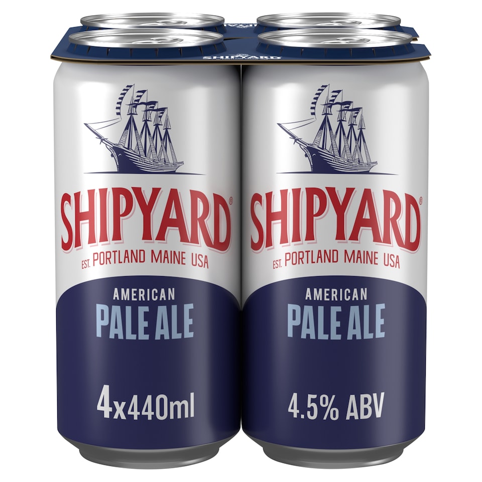 image 1 of Shipyard American Pale Ale Beer Can 4X440ml