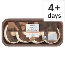 Tesco Large Flat Mushrooms 250G