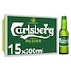 image 2 of Carlsberg Danish Pilsner Bottle 15 X 300Ml