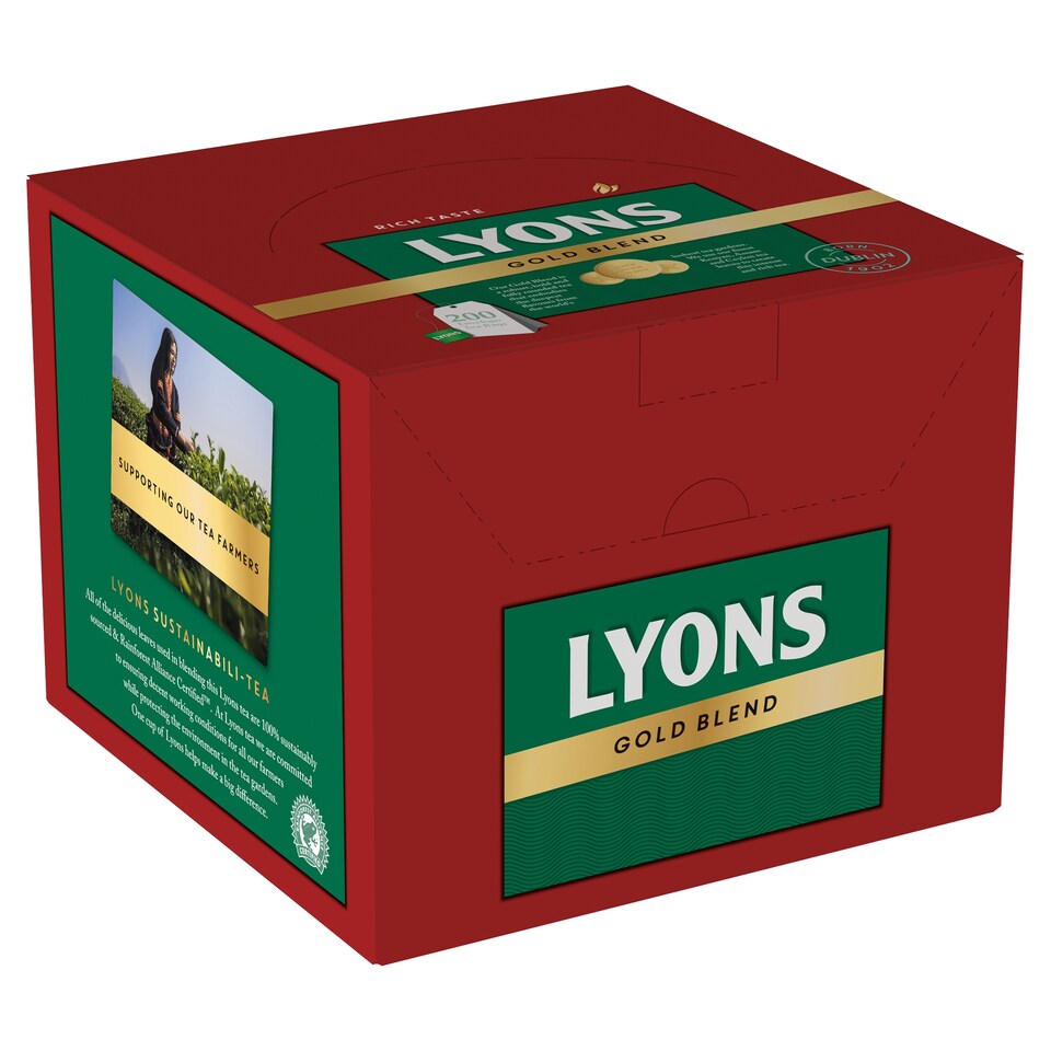 Lyons Gold Blend 200 Tea Bags 460G