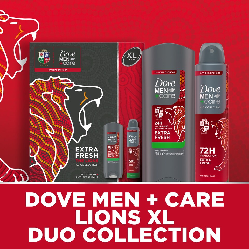 image 1 of Dove Men + Care Lions XL Duo Gift Set