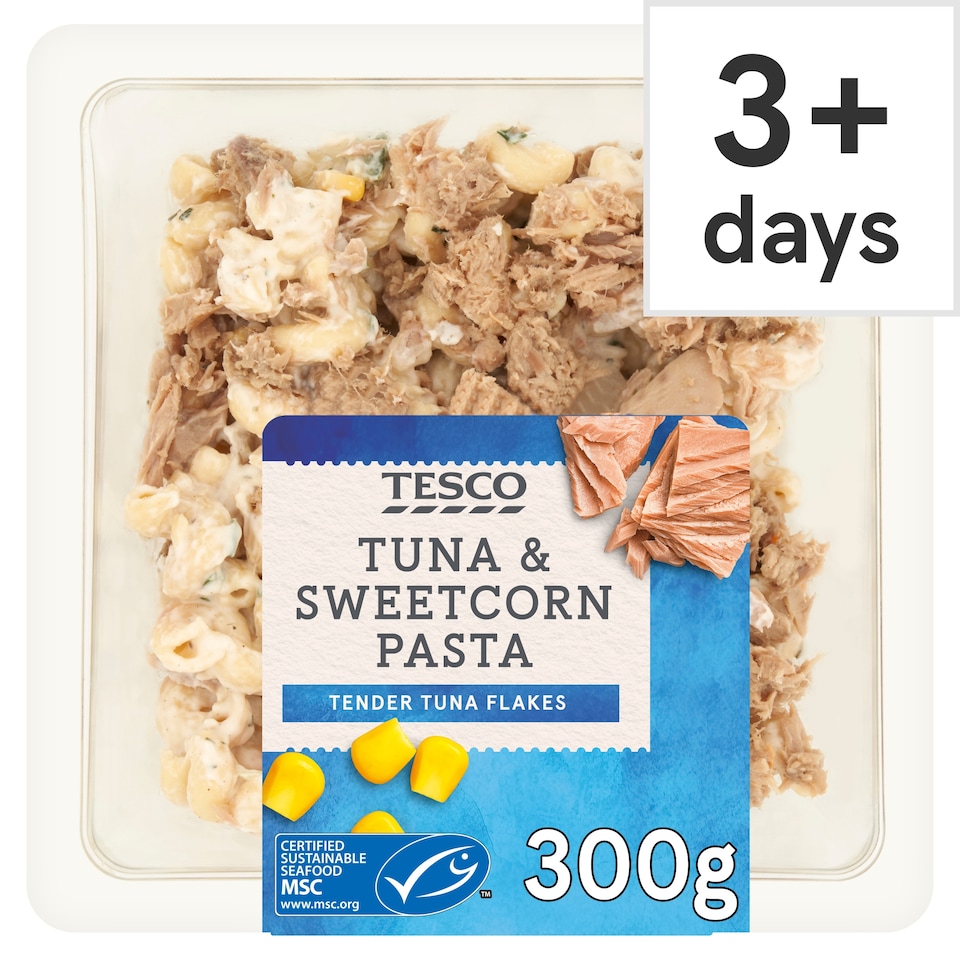Tesco Tuna & Sweetcorn Pasta 300G