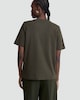 image 3 of F&F Heavyweight Short Sleeved Oversized T-Shirt in Olive