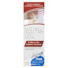 White Glo Cffe & Tea Drnk Whtng T/Paste 100ml
