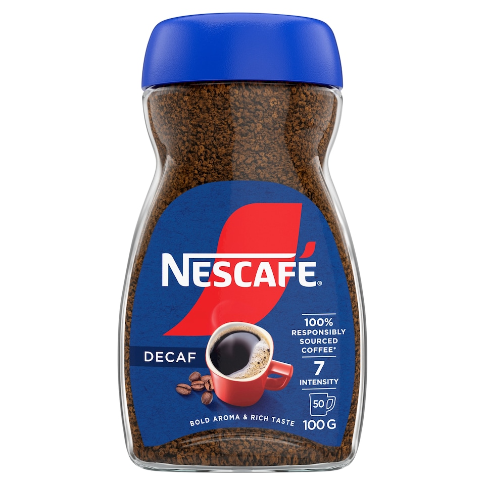 NESCAFÉ DECAF, instantná káva bez kofeínu, 100 g