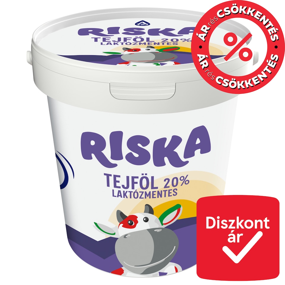 image 1 of Riska Lactose-Free Sour Cream 20% 800 g