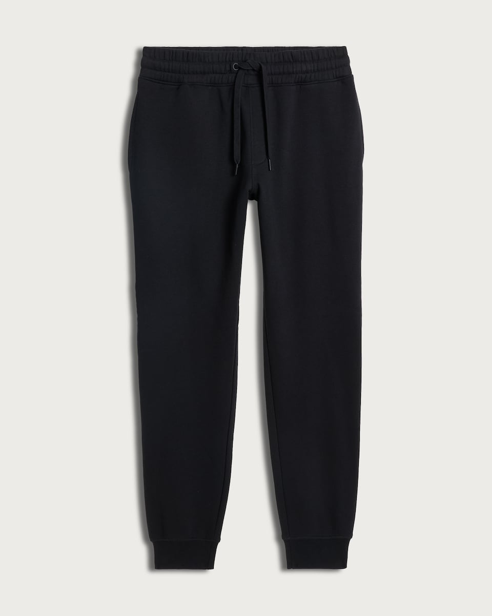 F&F Cotton Rich Cuffed Drawstring Joggers in Black