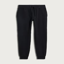 F&F Cotton Rich Cuffed Drawstring Joggers in Black
