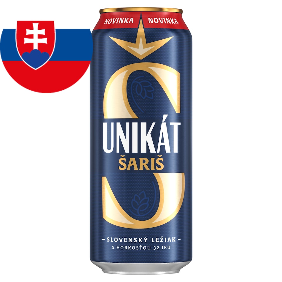 Šariš Unikát Slovak Lager 500 ml