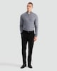 image 2 of F&F Pure Merino Wool High Neck Jumper in Grey Marl