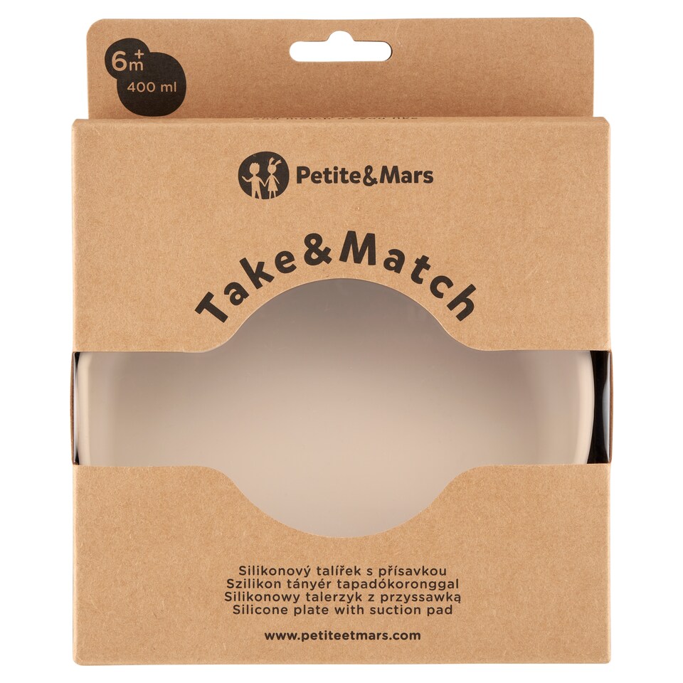 Petite&Mars Take&Match szilikon tányér tapadókoronggal