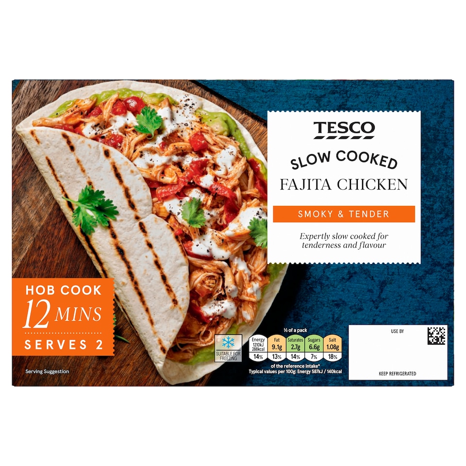 Tesco Slow Cooked Fajita Chicken 450g