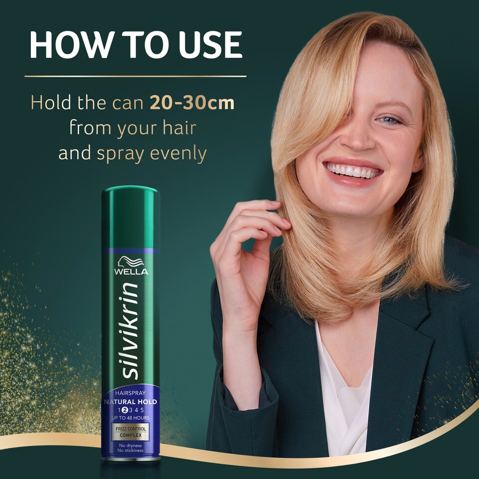image 1 of Silvikrin Natural Hold Hair Spray 250Ml