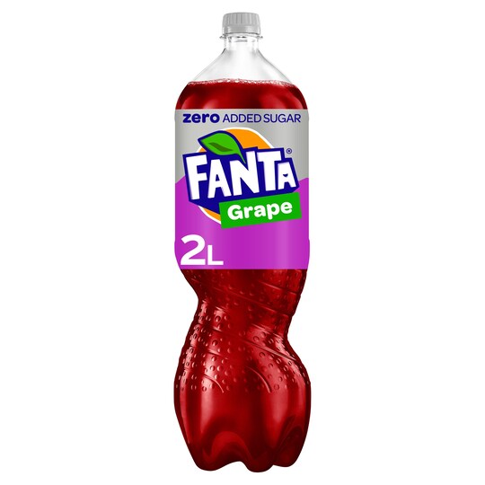 Fanta Zero Added Sugar Grape 2L Tesco Groceries