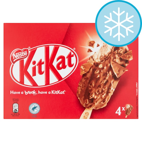 Kit Kat Ice Cream Stick 4Pack 360Ml Tesco Groceries