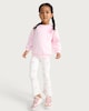 image 3 of Peppa Pig 2-Piece Cotton Rich Sweatshirt and Flared Leggings in Multi Pink