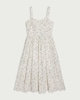 image 4 of F&F Pure Cotton Floral Midi Dress in Cream