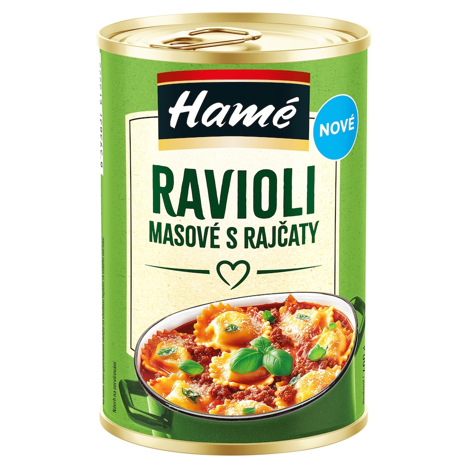Hamé Ravioli masové s rajčaty 400g