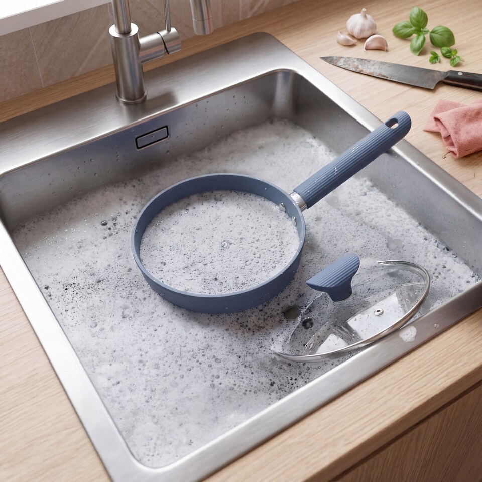 image 1 of Progress Mellow Non-Stick Surface 18cm Saucepan