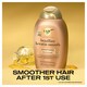 image 4 of OGX Brazilian Keratin Smooth Conditioner for Dry Hair 385ml