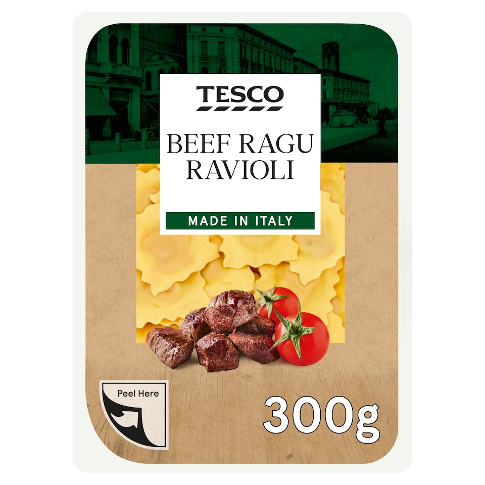 Tesco Beef Ragu Ravioli 300G