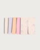 image 1 of F&F Girls 5-Pack Rainbow Unicorn Cycling Shorts  in Multi