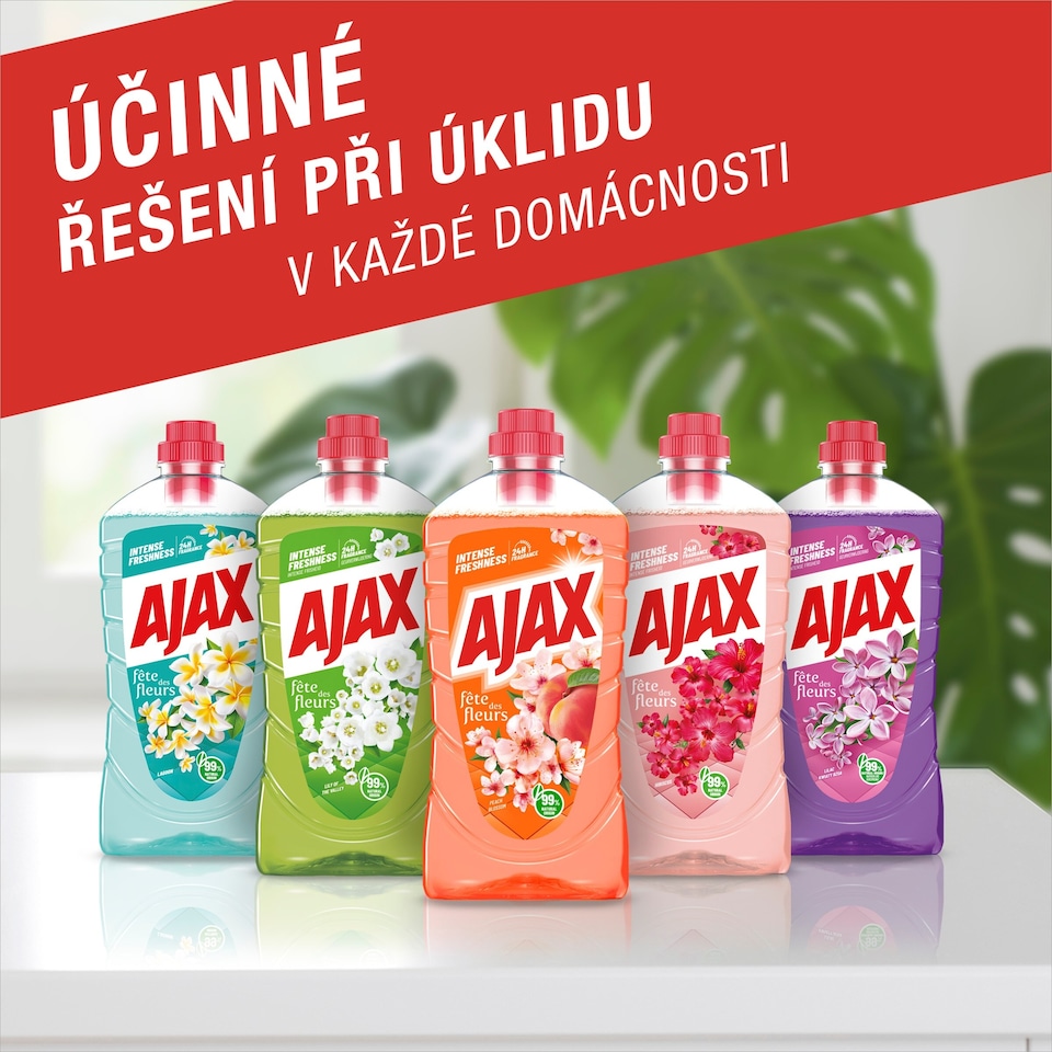 Obrázek 1 pro produkt Ajax Fête des Fleurs Peach Blossom univerzální čistící prostředek 1000ml