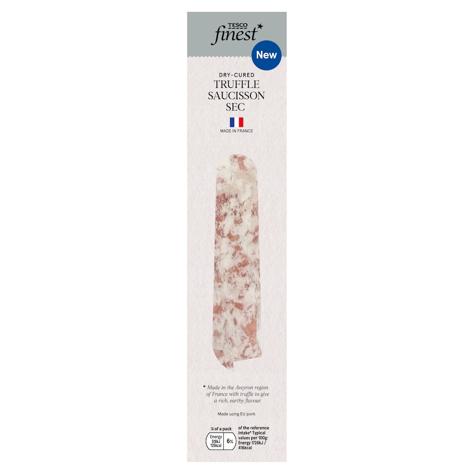 Tesco Finest Truffle Saucisson Sec 120g