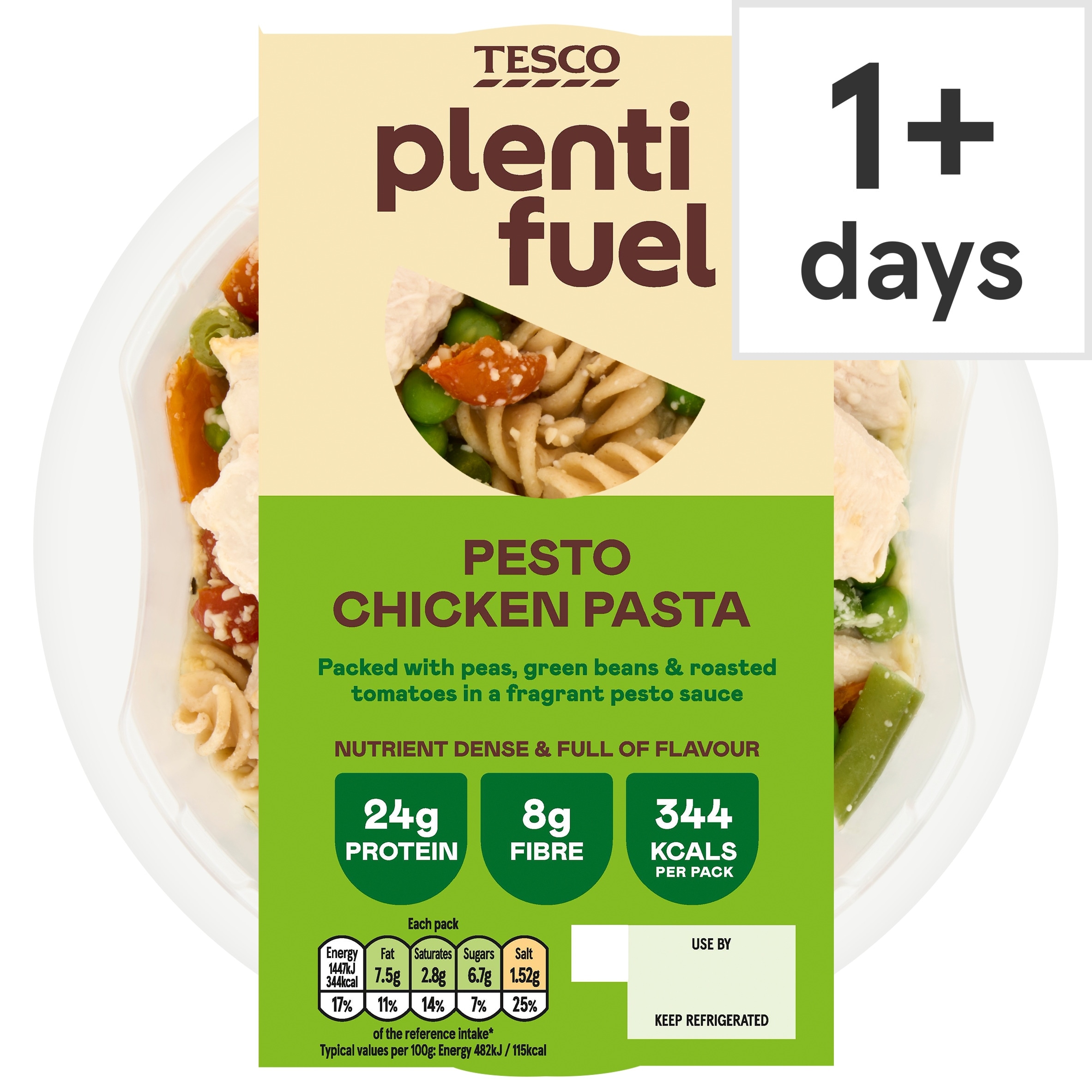 Tesco Plentifuel Pesto Chicken Pasta 300g